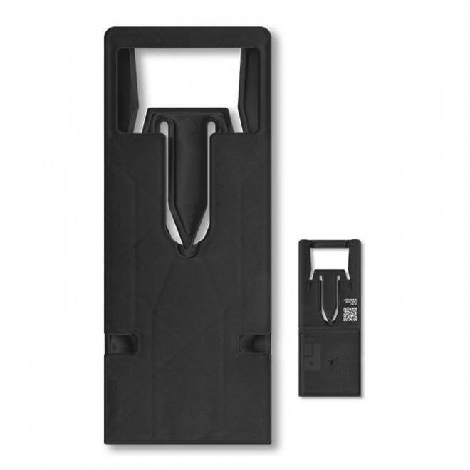 SUPPORT TELEPHONE RECYCLE 'PAUSA' - noir