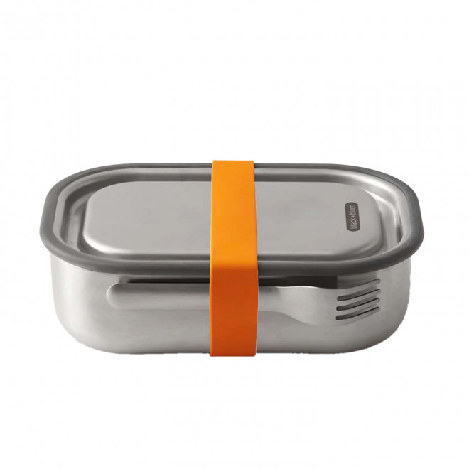 LUNCH BOX EN INOX 1L PERSONNALISABLE 'INOXTA' - orange