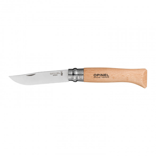 COUTEAU DE POCHE EN INOX ET BOIS OPINEL® PERSONNALISABLE 'NO 08' - bois