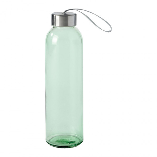 BOUTEILLE PUBLICITAIRE EN VERRE 500ML 'LUCARA' - vert