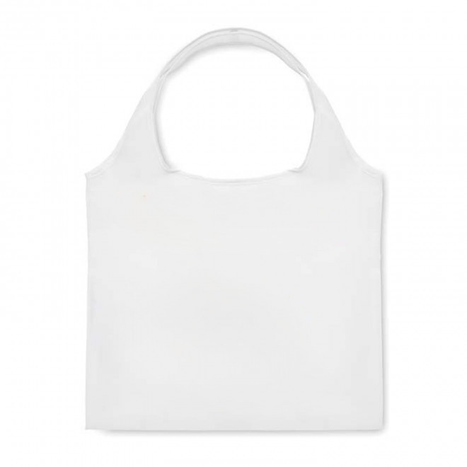 SAC SHOPPING PLIABLE RPET 100 % PERSONNALISE 'ASITO' - blanc