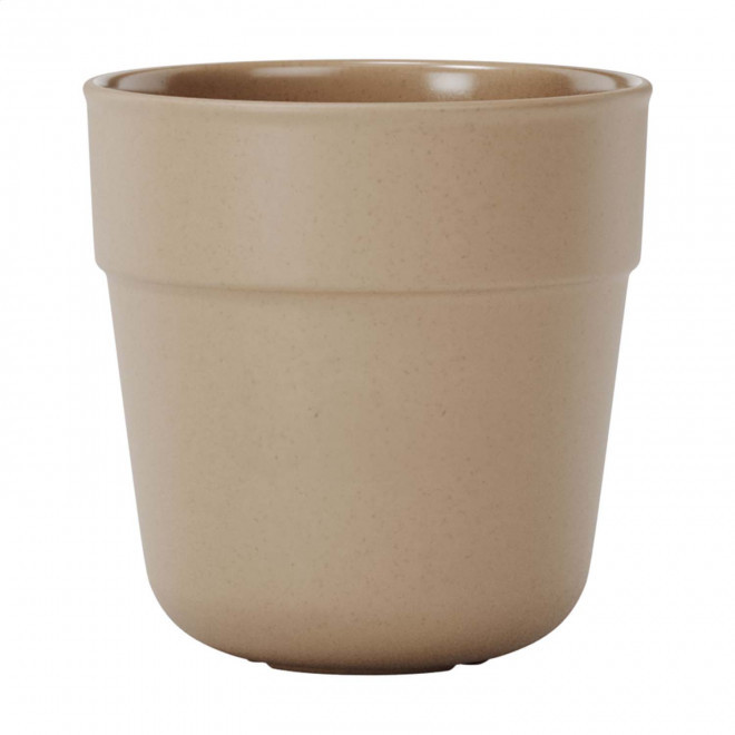 GOBELET PERSONNALISABLE EMPILABLE 220ML 'BE O' - beige