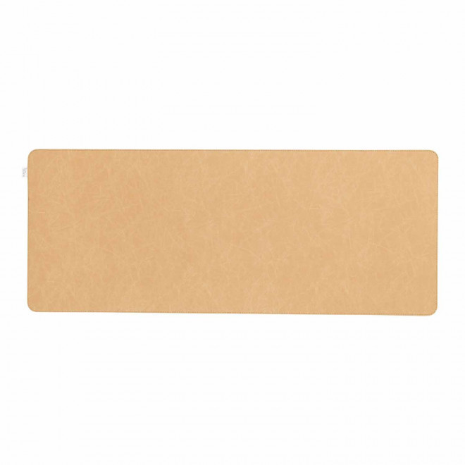 SOUS MAIN CUIR RECYCLE PERSONNALISABLE 'THIETY' - marron