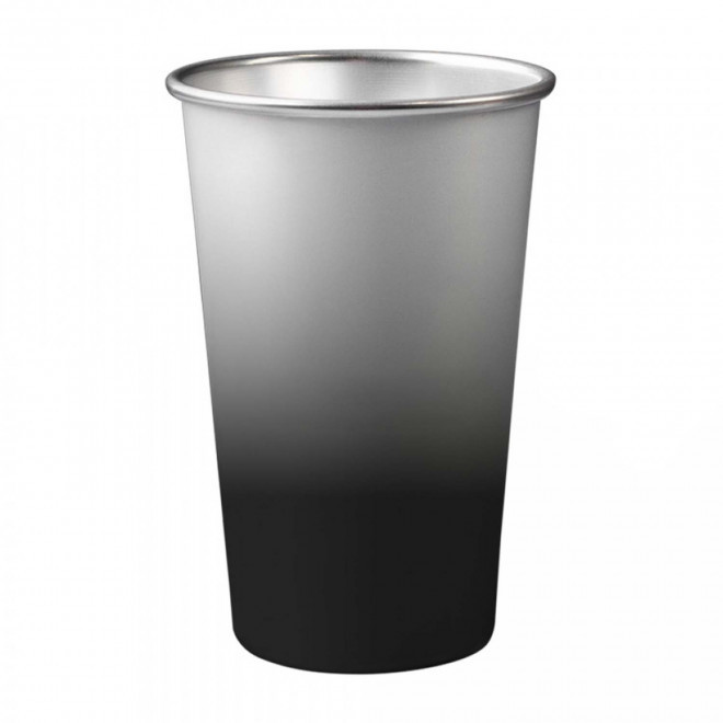 GOBELET MAGIQUE EN ALU RECYCLE 45CL PERSONNALISABLE 'DIVERTY' - noir