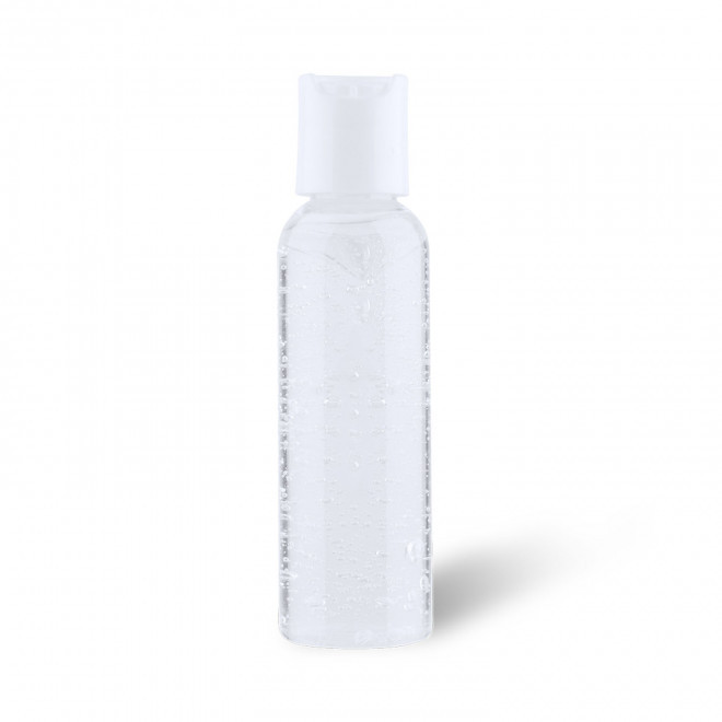 SOLUTION HYDROALCOOLIQUE PERSONNALISE 60ML 'ELIO' 65% ALCOOL - blanc