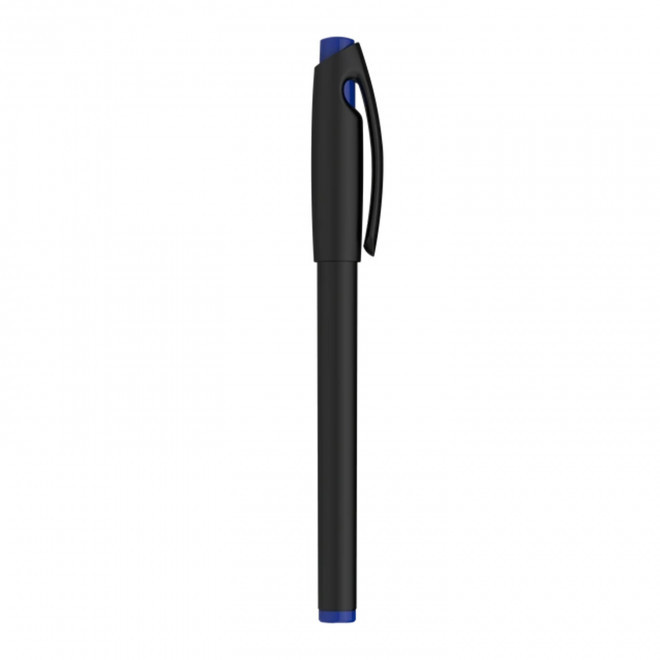 STYLO FEUTRE POINTE FINE PERSONNALISABLE SCHNEIDER® 'TOPLINER' - noir/bleu