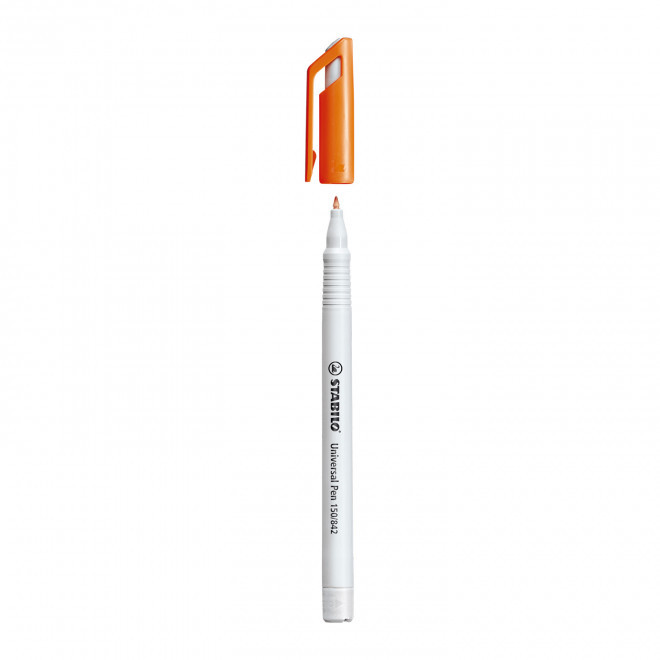 MARQUEUR PERMANENT STABILO® PERSONNALISE 'UNIVERSAL PEN' - orange