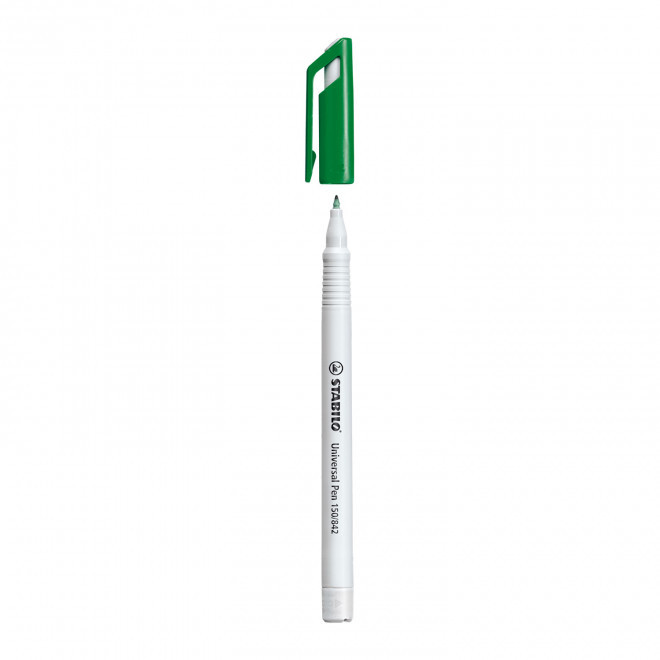 MARQUEUR PERMANENT STABILO® PERSONNALISE 'UNIVERSAL PEN' - vert