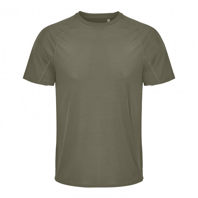 TEE-SHIRT PERSONNALISABLE DE SPORT MIXTE 'VORTEX' - vert kaki