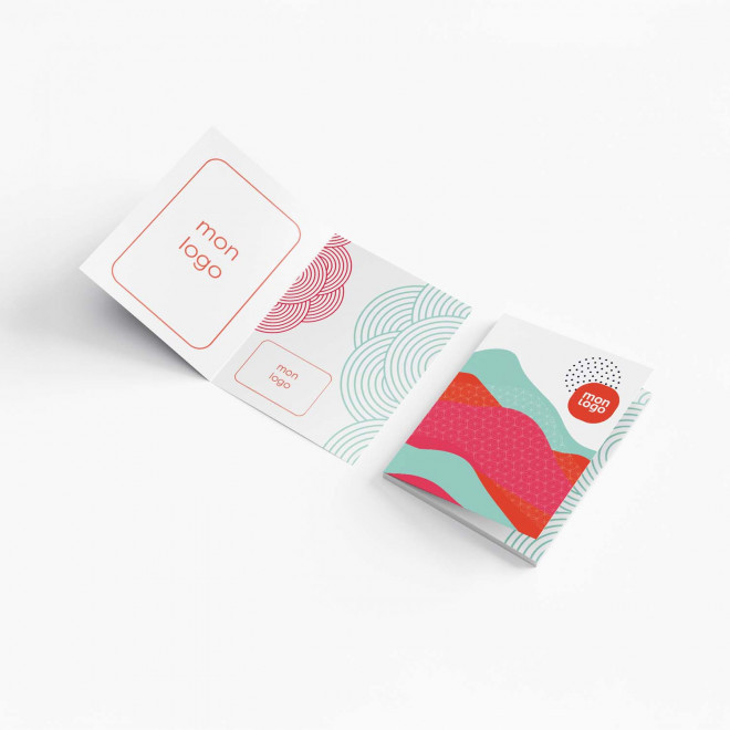 CARTE DE VOEUX PERSONNALISABLE A5 ET A6 'NIBEL'  - A6