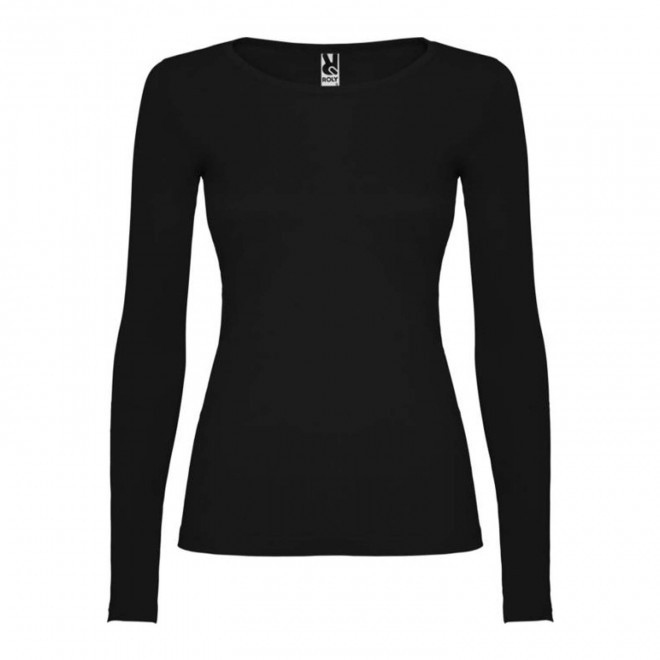 TEE-SHIRT FEMME ML COULEUR PERSONNALISABLE 'EXTREME' - noir
