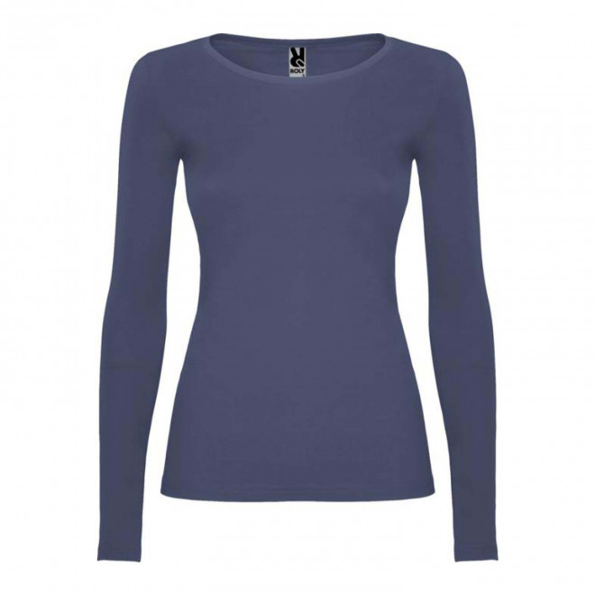 TEE-SHIRT FEMME ML COULEUR PERSONNALISABLE 'EXTREME' - denim