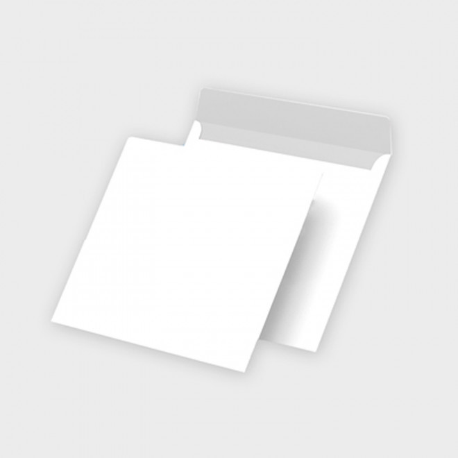 ENVELOPPE PERSONNALISABLE 'BUSTA' DL - blanc - carré