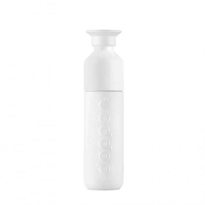 BOUTEILLE EN MÉTAL PERSONNALISÉE DOPPER® 350ML 'LOSTRI' - blanc