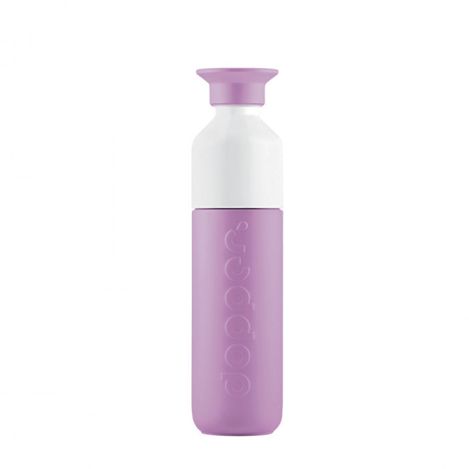 BOUTEILLE EN MÉTAL PERSONNALISÉE DOPPER® 350ML 'LOSTRI' - lilas