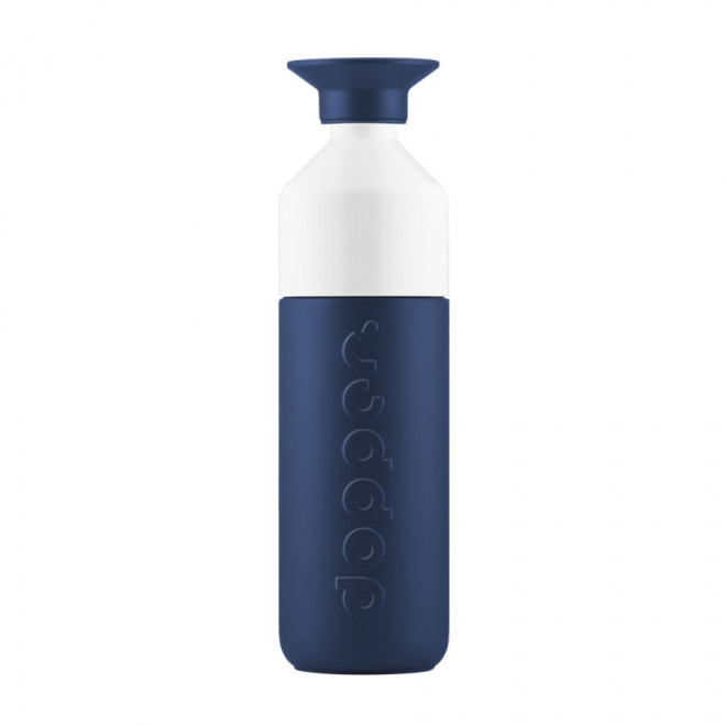 BOUTEILLE EN MÉTAL PERSONNALISÉE DOPPER® 580ML 'LOSTRI' - bleu marine