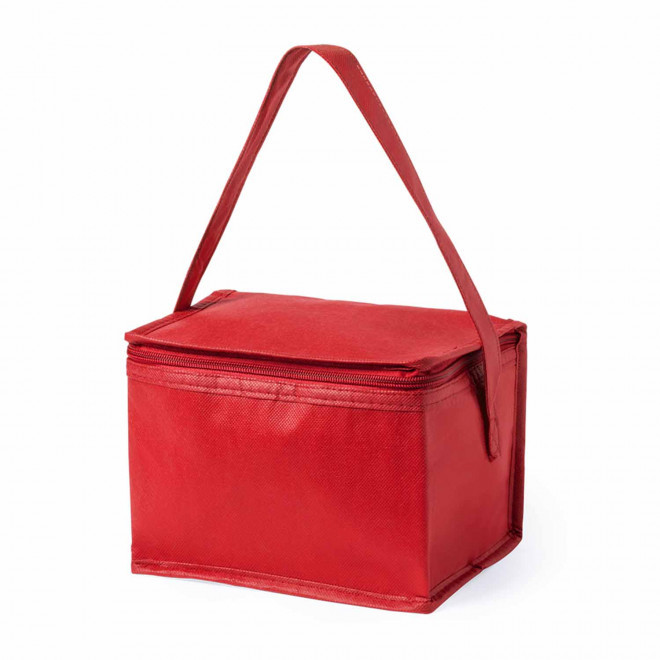 SAC ISOTHERME CANETTES PERSONNALISABLE 'OUTKA' - rouge