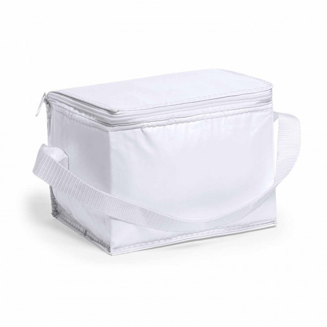 SAC ISOTHERME CANETTE PERSONNALISABLE 'OUTKA BICOUL' - blanc