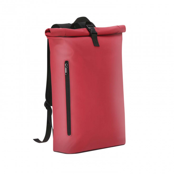 SAC A DOS ORDINATEUR PERSONNALISE EN PU 'ELITRIX' - rouge