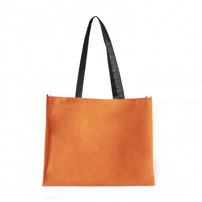 SAC NON TISSE PERSONNALISABLE BI COULEUR 'SALIM' - orange