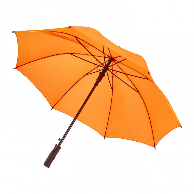 PARAPLUIE PERSONNALISE MANCHE DROIT A OUVERTURE AUTOMATIQUE 'BELLSHILL' - orange