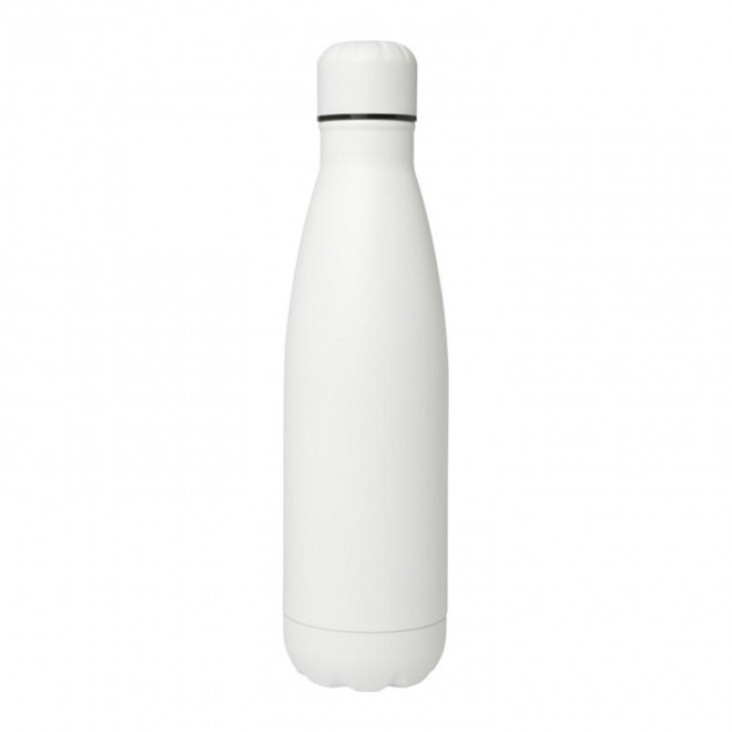 BOUTEILLE PERSONNALISÉE ISOTHERME 500ML 'COVER'  - blanc