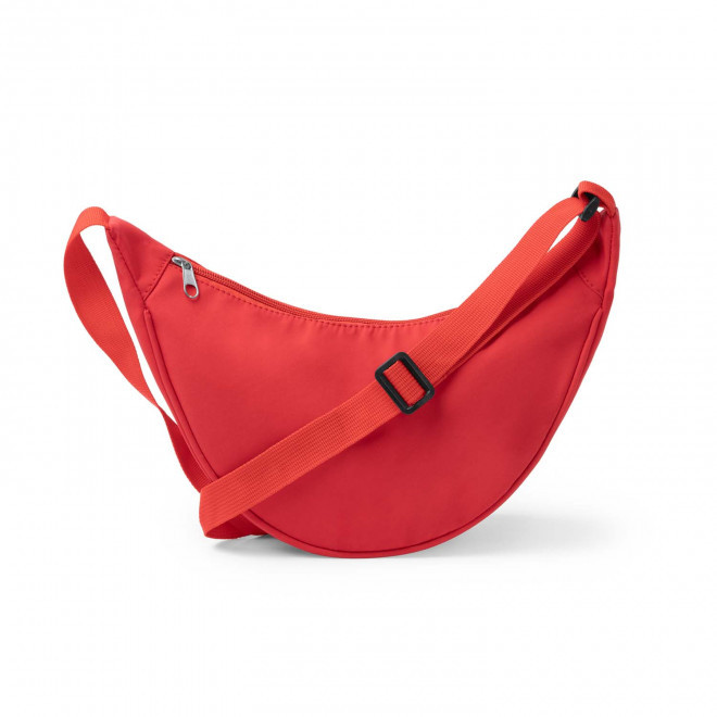 SAC BANANE NYLON RECYCLE PERSONNALISABLE 'POKY' - rouge