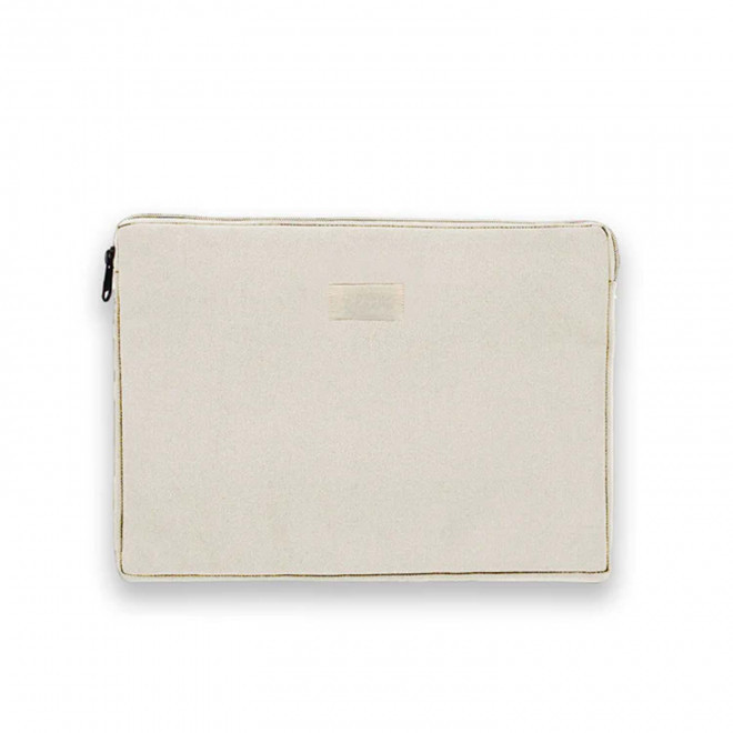 HOUSSE PERSONNALISEE TAILLE S STUDIO BY HINDBAG 'LEO' - écru