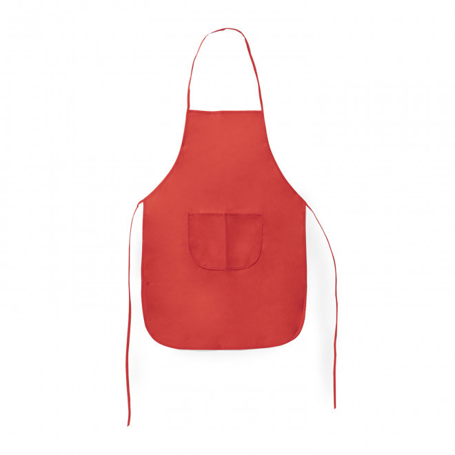 TABLIER NON TISSE PERSONNALISE 'VAKITA' - rouge
