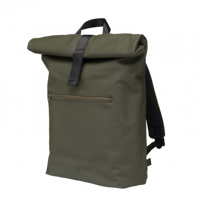 SAC A DOS EN PU PERSONNALISABLE 'QUINTO BACK' - vert foncé