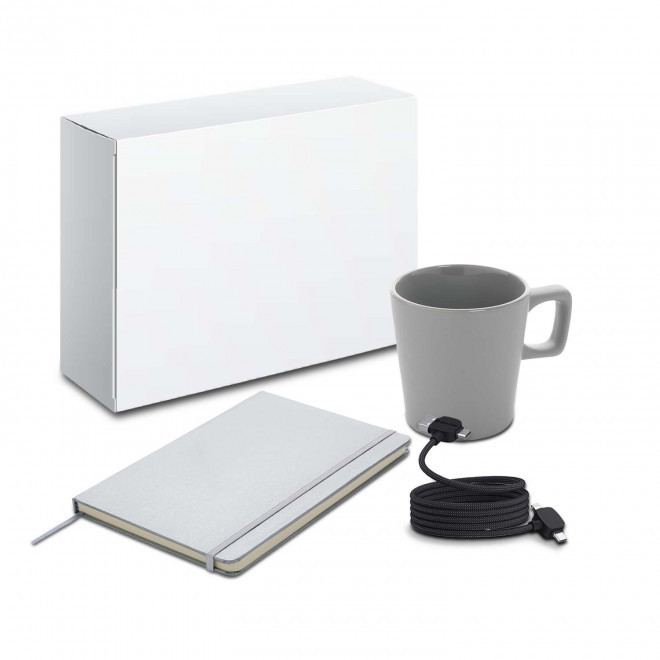 PACK TELETRAVAIL PERSONNALISE 'MINERALI' - gris/noir