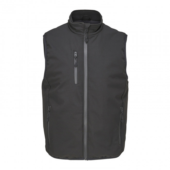 SOFTSHELL MIXTE PERSONNALISABLE 'FALCON PADDED BW' - noir