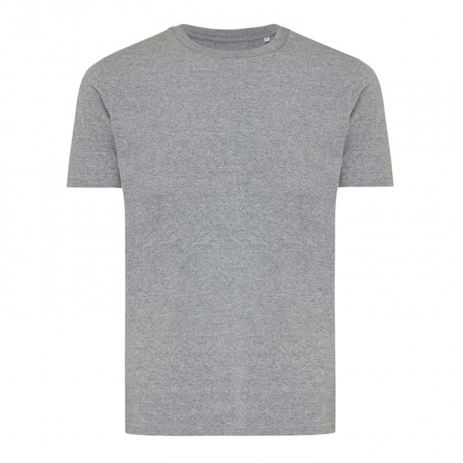 TEE-SHIRT MIXTE PERSONNALISABLE 'BRETT' - gris foncé chiné