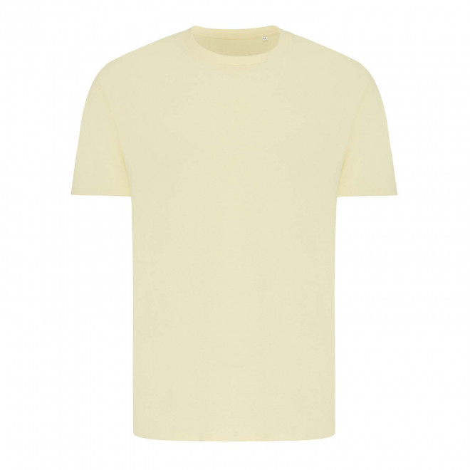 TEE-SHIRT MIXTE PERSONNALISABLE 'BRETT' - jaune pâle