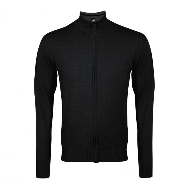 GILET ZIPPÉ HOMME PERSONNALISÉ 'GORDON'   - noir