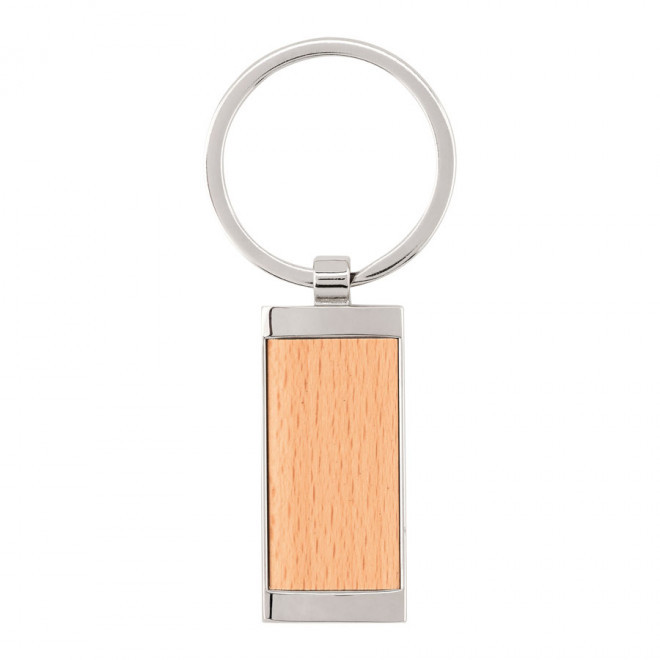 PORTE-CLÉS PERSONNALISÉ EN BOIS 'KEYWOOD'  - rectangle