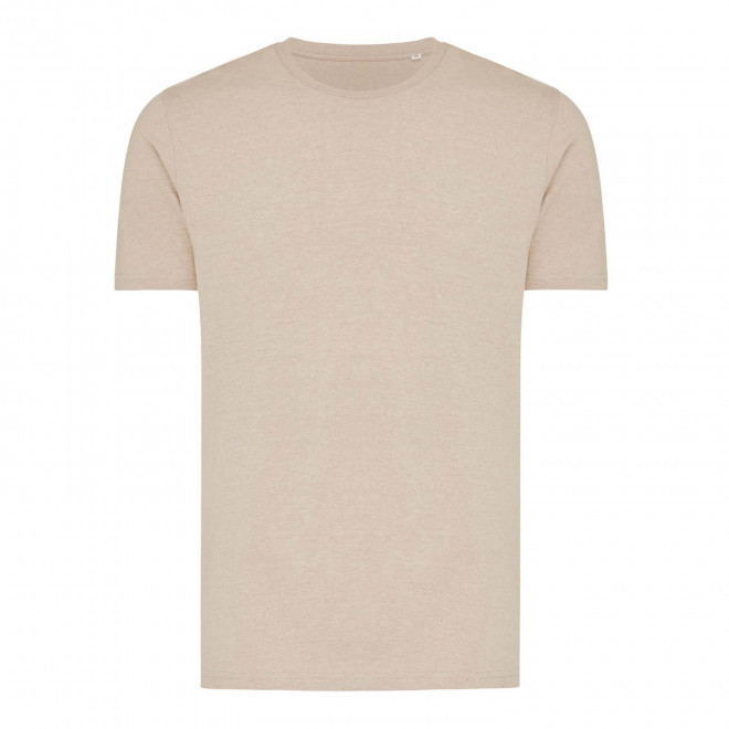 TEE-SHIRT MIXTE PERSONNALISABLE 'BRETT' - beige chiné