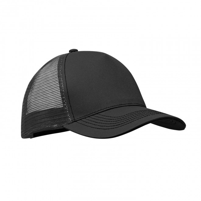 CASQUETTE PERSONNALISABLE FILET 'ESSENTIAL MESH COTON' - noir