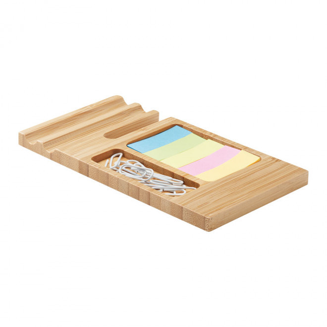 ORGANISATEUR DE BUREAU PERSONNALISÉ EN BAMBOU 'YANO' - bois