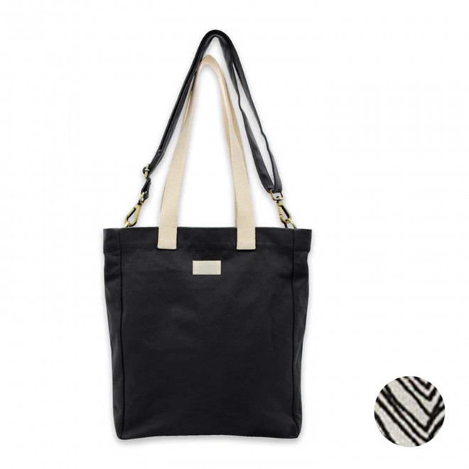 SAC CABAS STUDIO BY HINDBAG 'EVAN' - noir