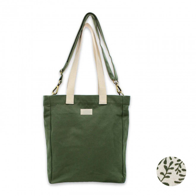 SAC CABAS STUDIO BY HINDBAG 'EVAN' - olive