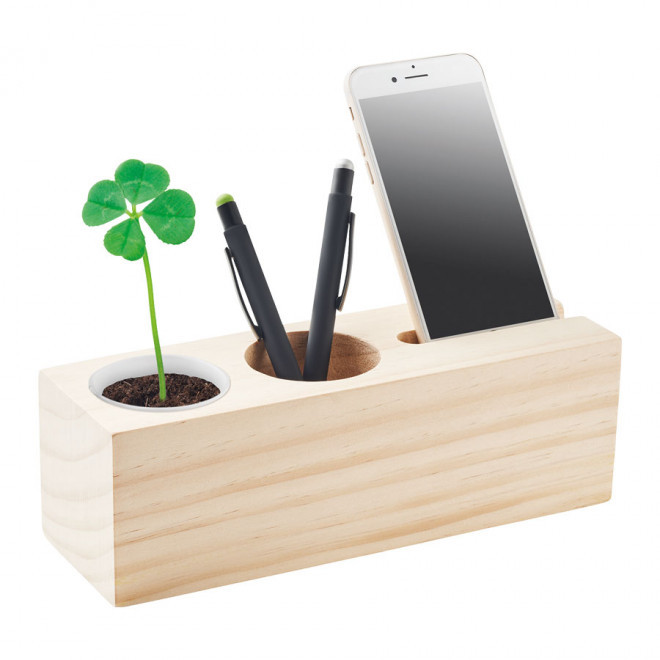 STATION DE BUREAU PERSONNALISÉE 'ANTOLA' - bois