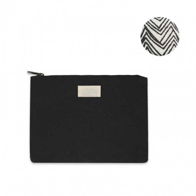 POCHETTE PERSONNALISABLE TAILLE S HINDBAG 'COLETTE' - noir