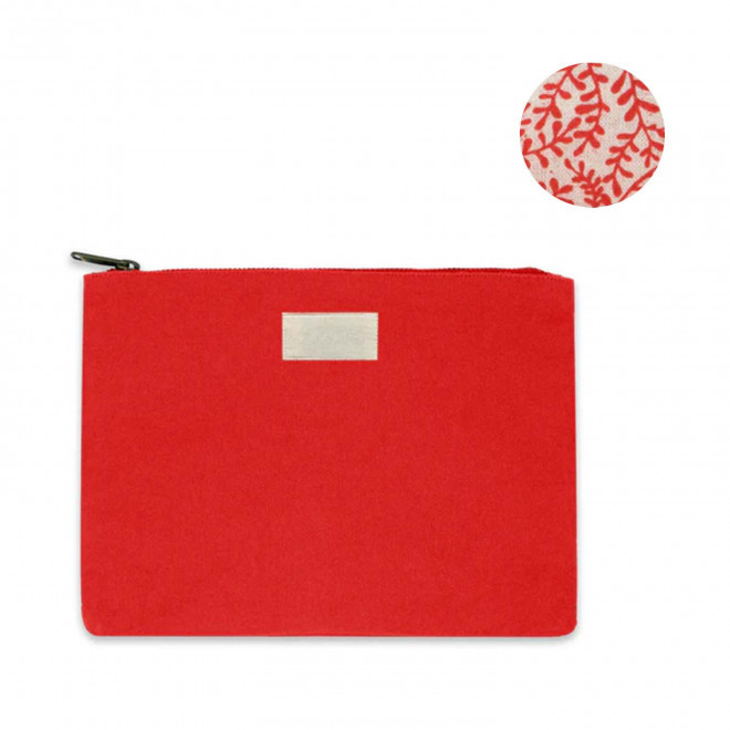 POCHETTE PERSONNALISABLE TAILLE M HINDBAG 'COLETTE' - rouge