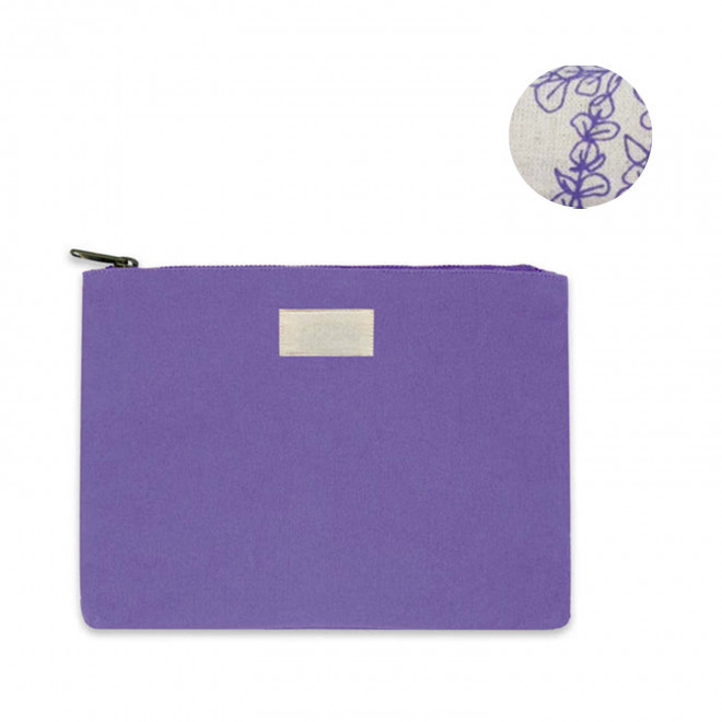 POCHETTE PERSONNALISABLE TAILLE M HINDBAG 'COLETTE' - lavande