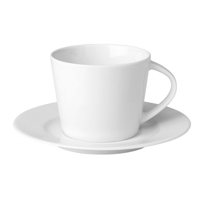 TASSE PERSONNALISÉE À CAPPUCCINO 'TAZZA' - blanc