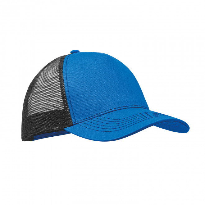 CASQUETTE PERSONNALISABLE FILET 'ESSENTIAL MESH COTON' - bleu royal