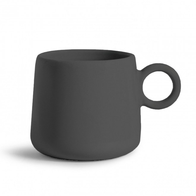 MUG CERAMIQUE MIE 250ML 'JOYO' - noir mat