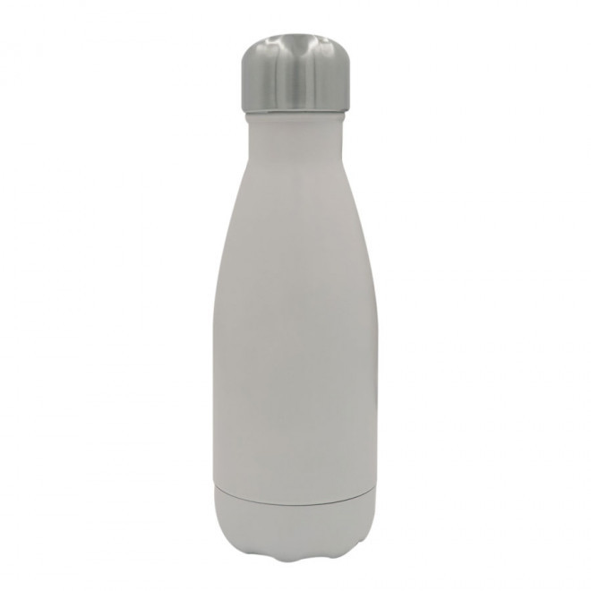 BOUTEILLE ISOTHERME PUBLICITAIRE EN INOX 260ML 'ASTRIO' - blanc