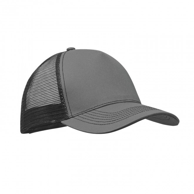 CASQUETTE PERSONNALISABLE FILET 'ESSENTIAL MESH COTON' - gris